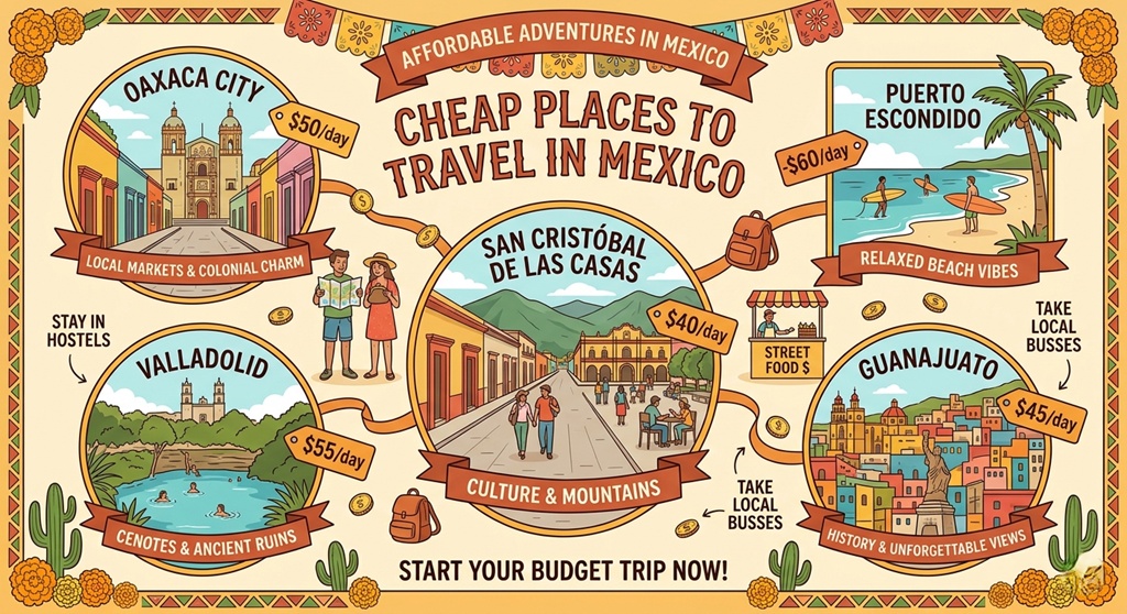 Cheap Places to Travel in Mexico: Where Your Budget Goes Further